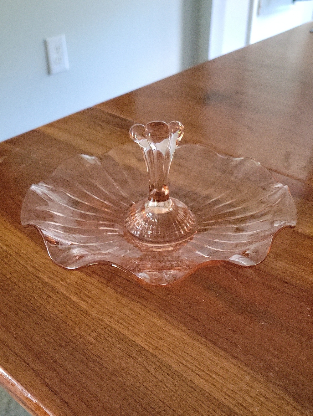 Pink Depression Candy Dish